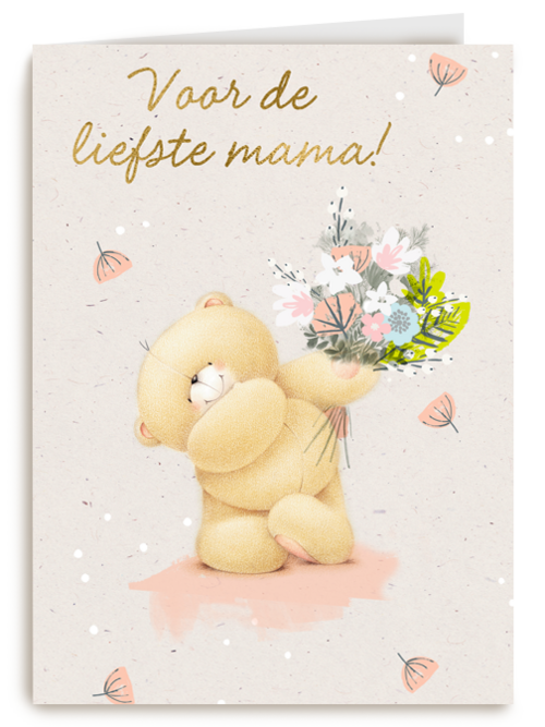 moederdag kaart forever friends voor de liefste mama