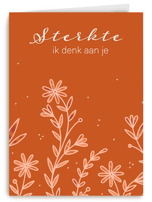 Deelneming kaart sterkte ik denk aan je