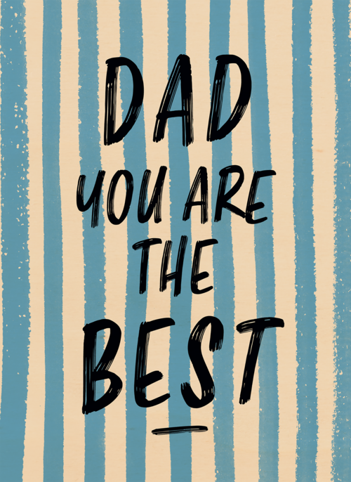 Houten Kaart Vaderdag | Houten Kaart Hallmark | Vaderdag | Dad Youre The Best