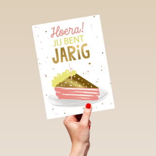hoera taart jij bent jarig