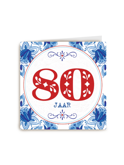 delfts blauw tegel tachtig jaar