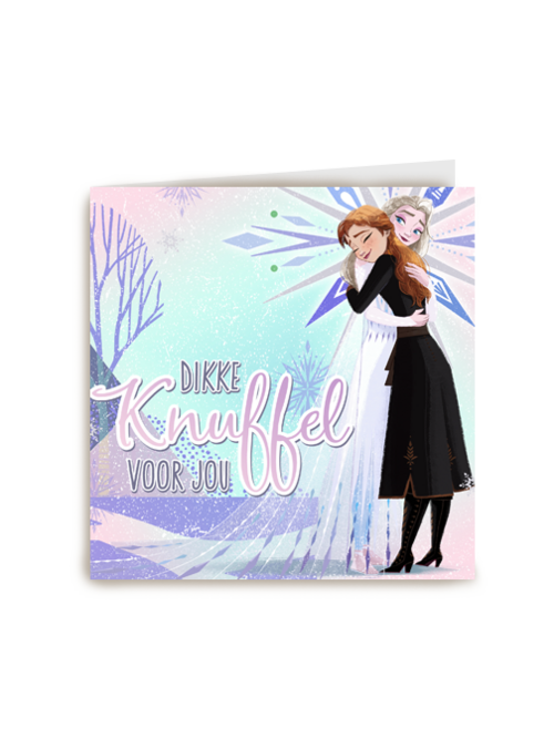 dikke knuffel voor jou van Elsa en Anna van Frozen