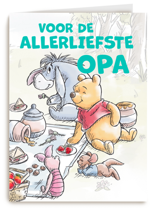Voor de allerliefste opa Winnie the Pooh