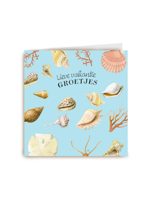Kaart Hallmark | Groetjes Uit Fijne Reis | Lieve Vakantiegroetjes Marjolein Bastin