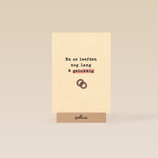 Getrouwd ze leefde nog lang en gelukkig