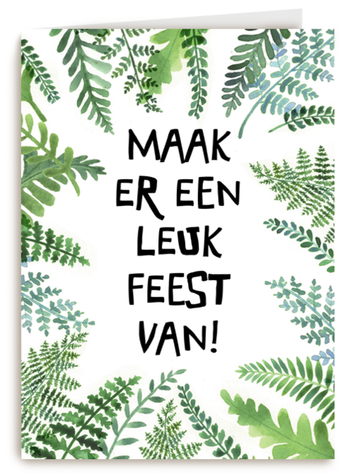 maak er een leuk feest van