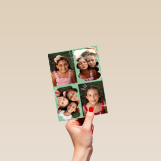 Fotokaart Collage Groen