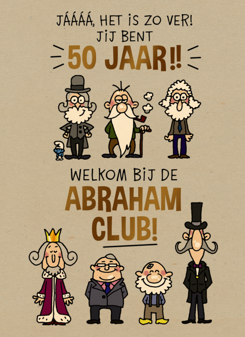 50 jaar welkom bij de abraham club