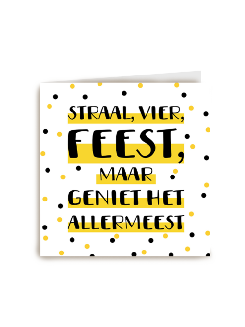 Verjaardagskaart Hallmark | Straal Vier Feest Maar Geniet Het Allermeest