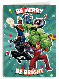 Marvel Avengers be merry be bright