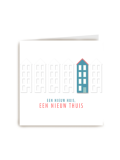 nieuwe woning kaart stijlvol nieuw huis nieuw thuis