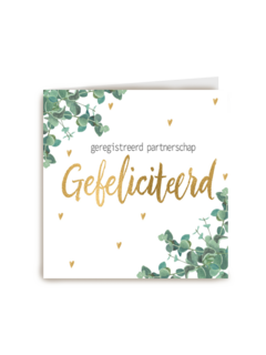 Kaart Gefeliciteerd met jullie Geregistreerd partnerschap