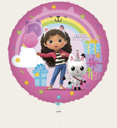 Ballon Gabby’s Dollhouse Roze