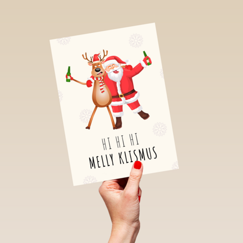 hi hi hi melly klismus met de kerstman
