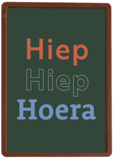 Hiep Hiep Hoera Groen