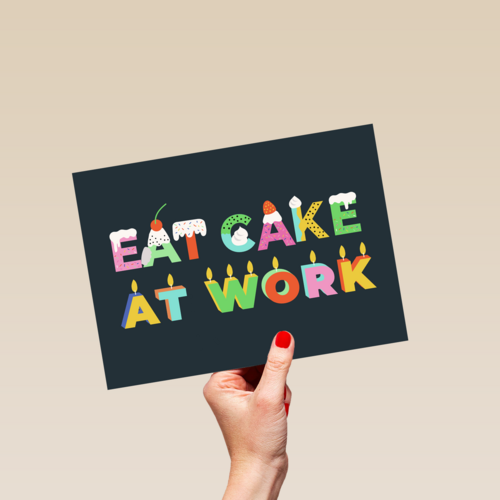 eat cake at work