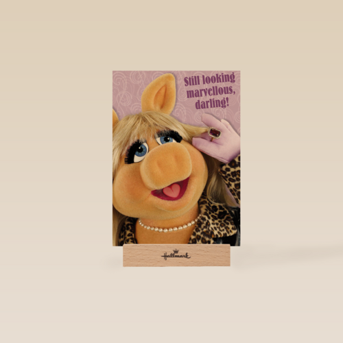 miss piggy met ring en ketting