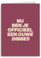 verjaardag kaart man ouwe dibbes