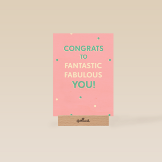 Gefeliciteerdkaart Congrats to fantastic fabulous you