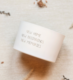 My Flame Geurkaars New Home, New Beginnings, New memories