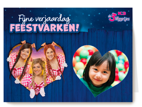 Feestvarken K3 de 3 biggetjes