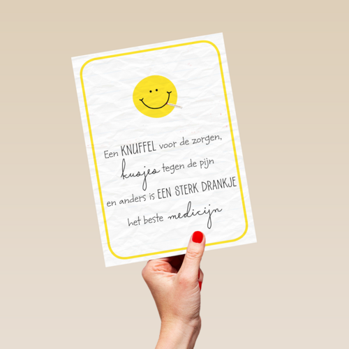 smiley met thermometer