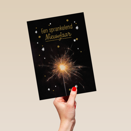 vuurwerk een sprankelend nieuwjaar