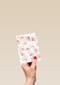 met pensioen met metallic bloemen