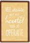 Herstel maar snel