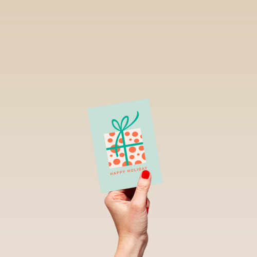 happy Holidays Kerstcadeau