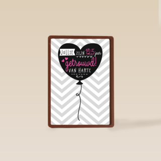 ballon twaalf en half jaar getrouwd