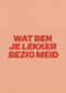 Succes kaart andc lekker bezig meid