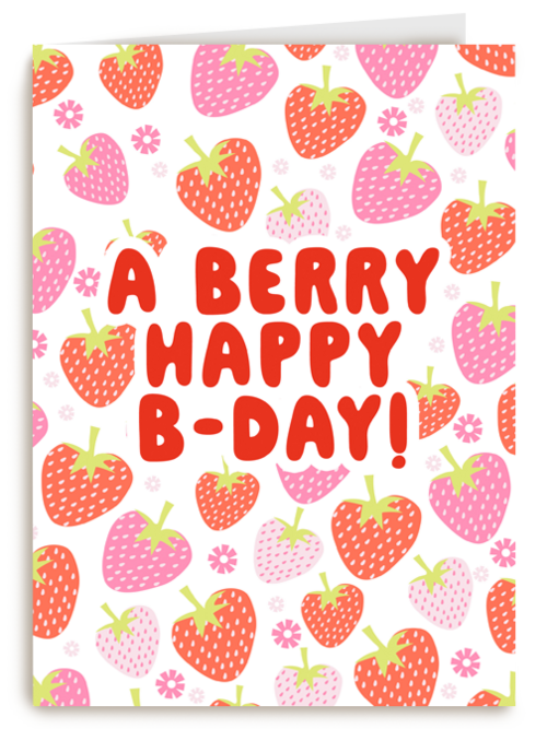Kaart | Hallmark | Verjaardag | A Berry Happy B Day