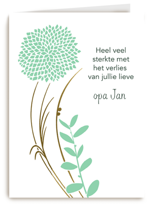 veel sterkte met het verlies van jullie grootouder