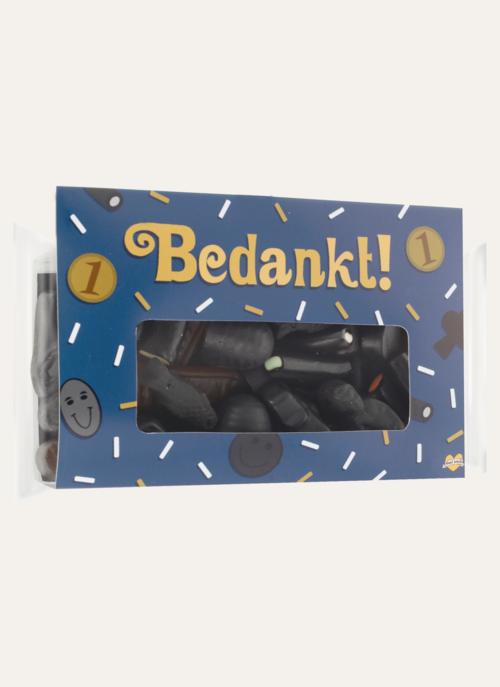 Brievenbus Drop Reep Bedankt! | Veel Liefs Cadeau Snoep |