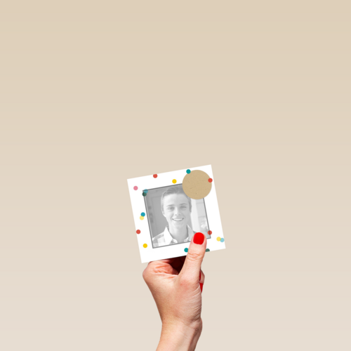 verjaardagsfotokaart happy birthday