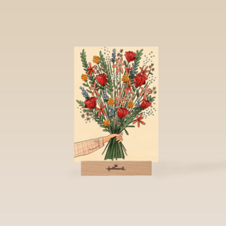 Blanco kaart bos bloemen Matia Studio powervrouw