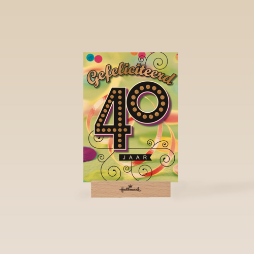 jarig veertig gefeliciteerd