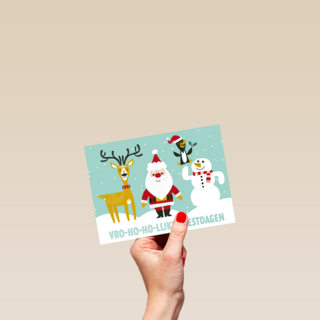 de kerstman en zijn vrienden