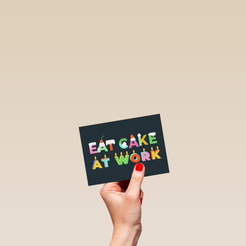 eat cake at work