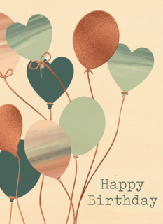 happy birthday balloons