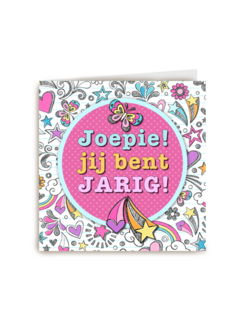 cirkel joepie jij bent jarig