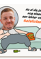 Verjaardagskaart foto man grappig