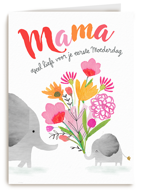 Kaart Hallmark | Moederdag | Moederdag Veel Liefs Eerste
