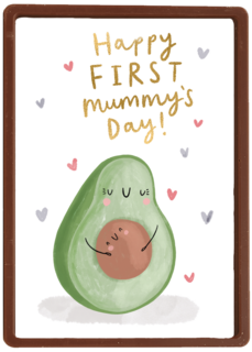 moederdag kaart happy first mummys day