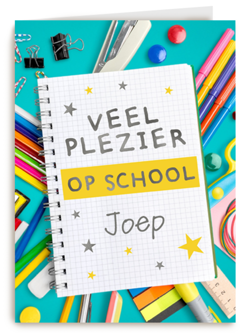 heel veel plezier op school