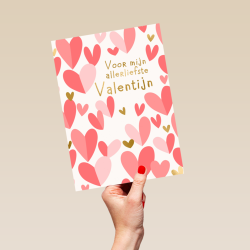 valentijnskaart klassiek voor mijn allerliefste valentijn