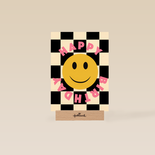 verjaardag kaart hip happy birthday smile