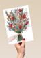 Blanco kaart bos bloemen Matia Studio powervrouw