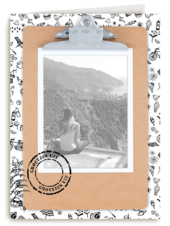 klembord vakantiefoto